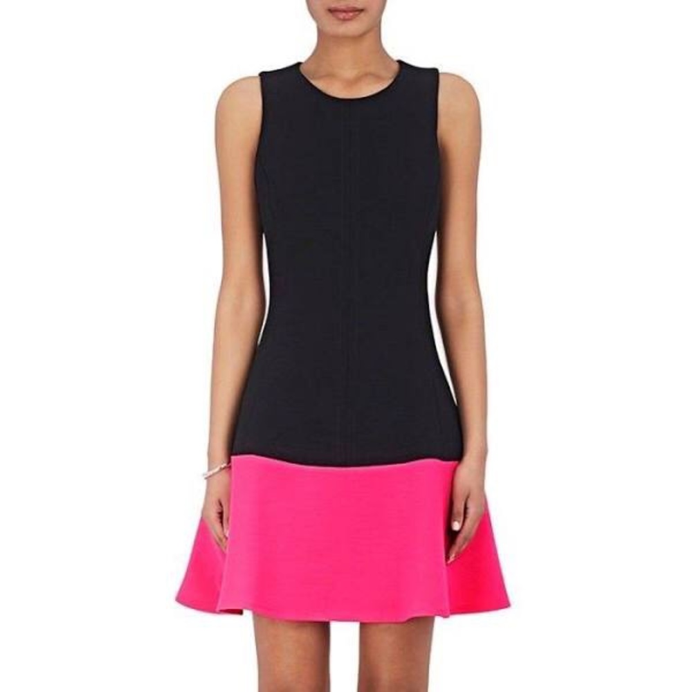 Colorblock pattern dress